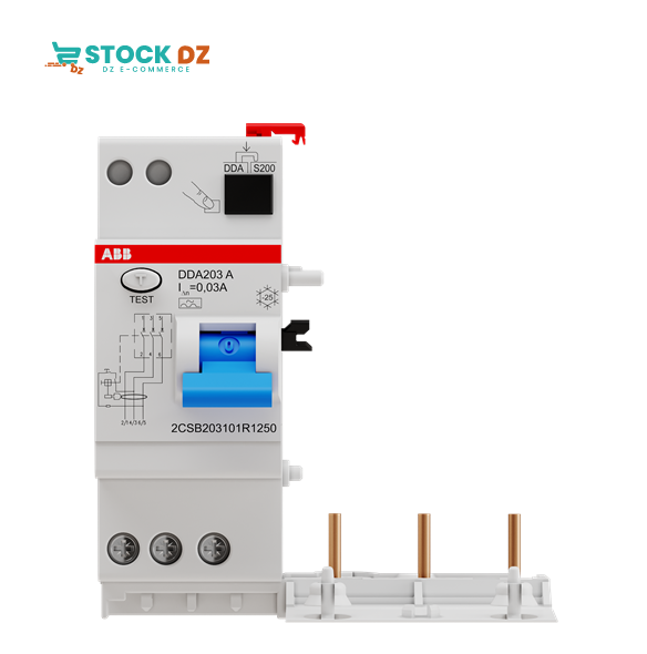 Bloc diff Instantane 3P DDA203-25A-30mA-A