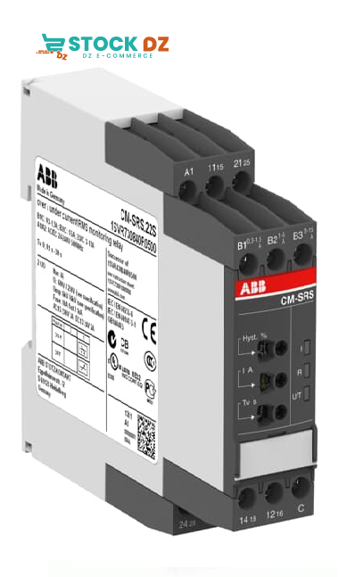 Relais de contrôle de  courant CM-SRS.22S ( 2NO / 0,3 à 15A / 220 à 240VAC)