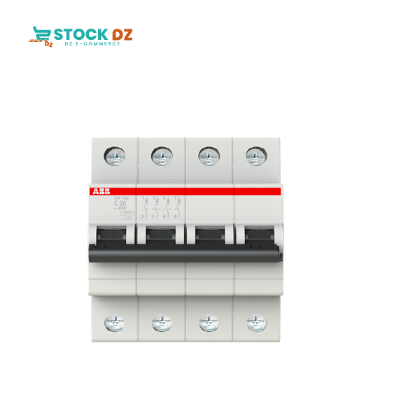 Disj modulaire ( non accessoiriable) 4P (6KA) SH204-C20