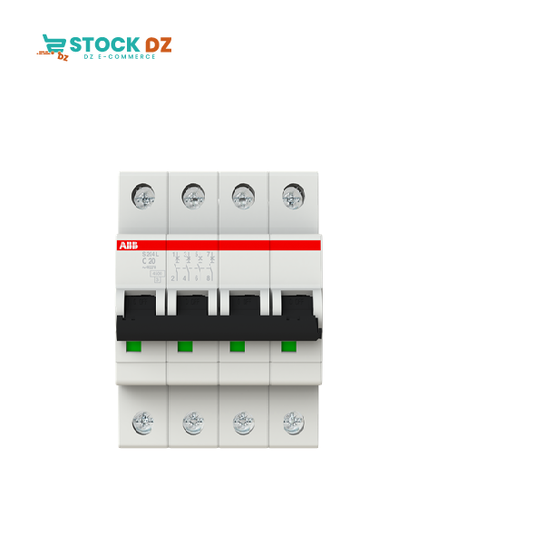 Disj modulaire 4P (4,5-6KA) S204L-C20